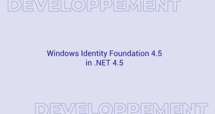 Windows Identity Foundation 4.5 in .NET 4.5