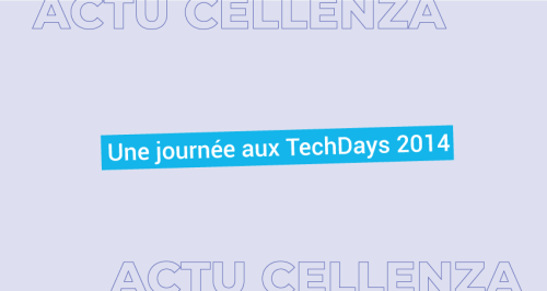 Retour sur une journée aux TechDays 2014