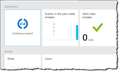 connexion Application Insights