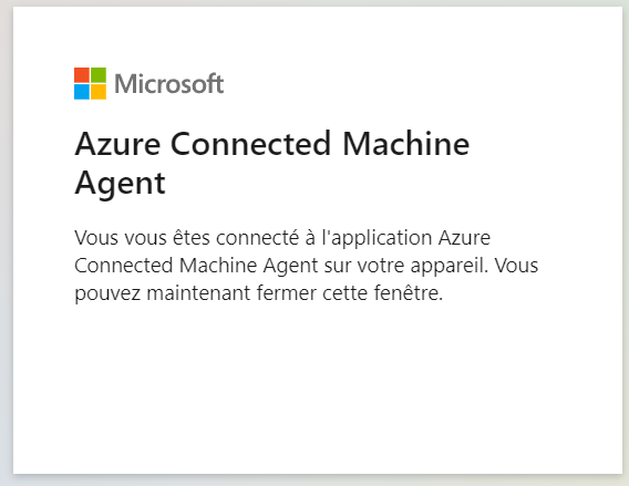 Azure connected machine agent Microsoft