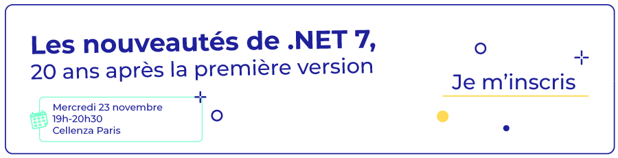 Inscription Meetup .NET 7 à Paris