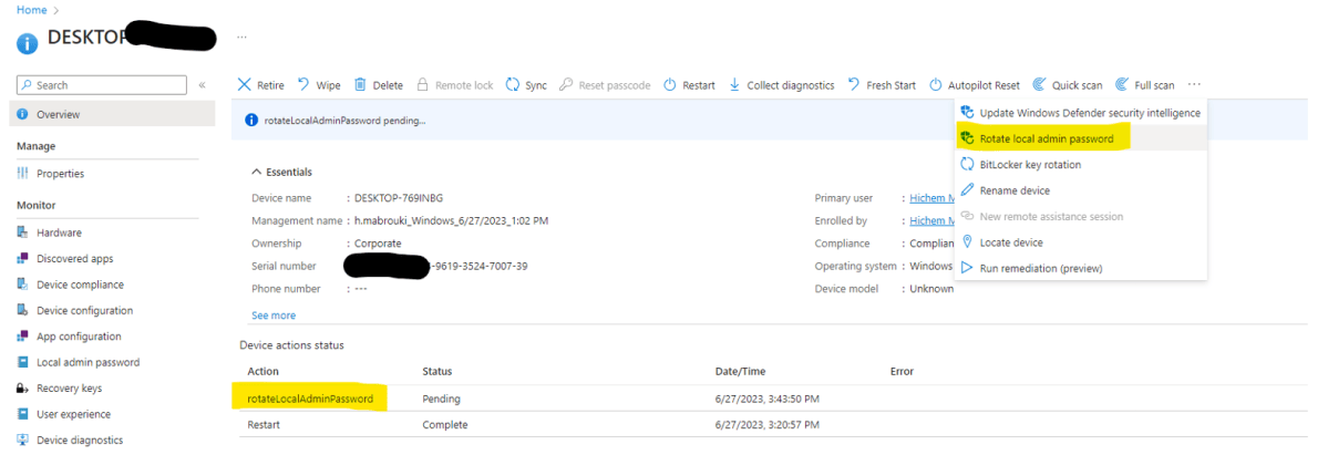 Procédure pas à pas pour activer Windows LAPS avec Azure AD | Le blog ...