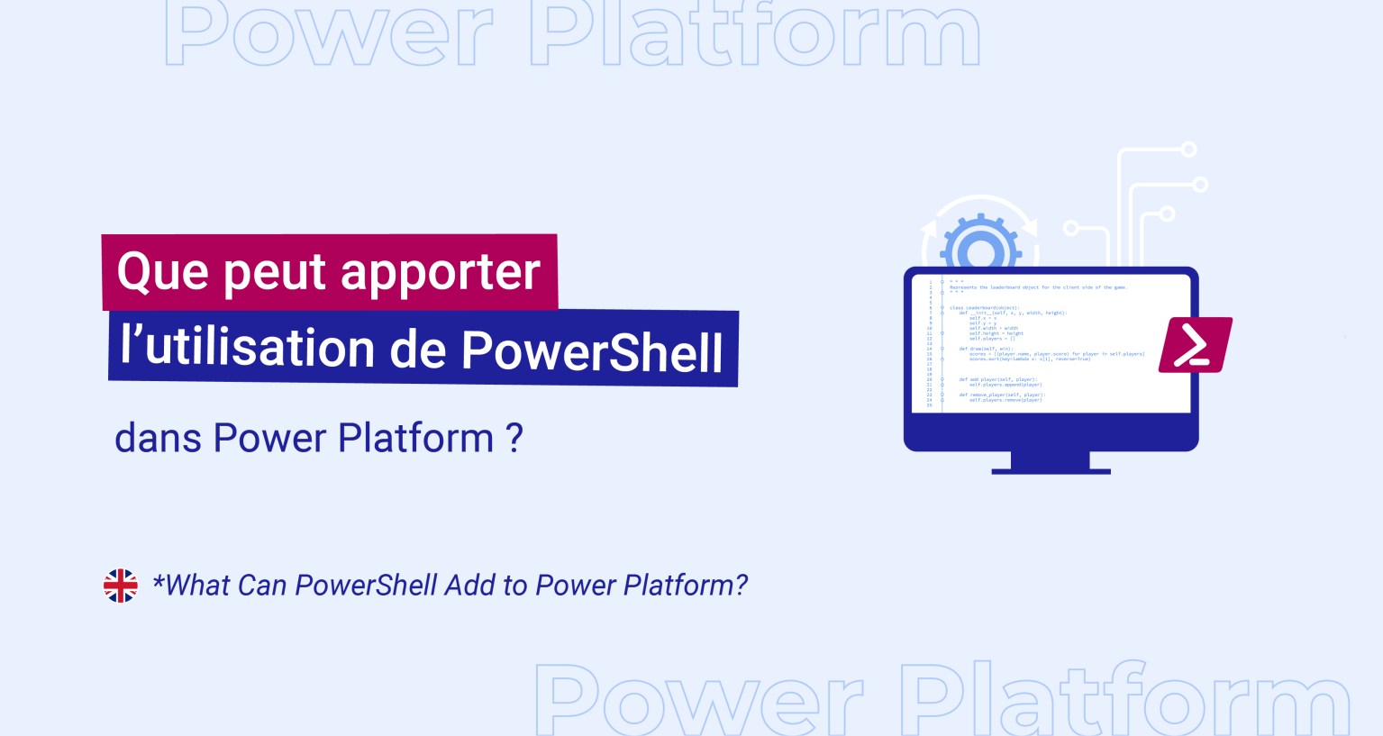 Que peut apporter l’utilisation de PowerShell dans Power Platform ...
