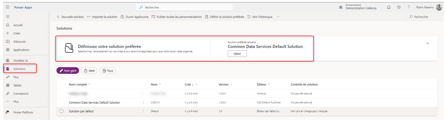 Création de votre solution dès le début du projet