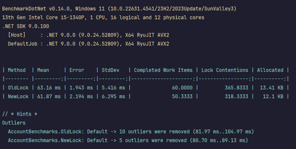 Nouveau Lock - Nouveautés dans C#13