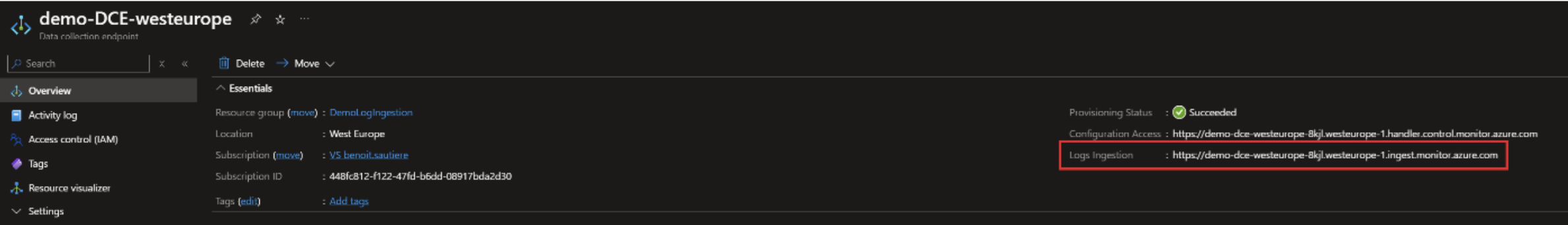 Data Collection Rule