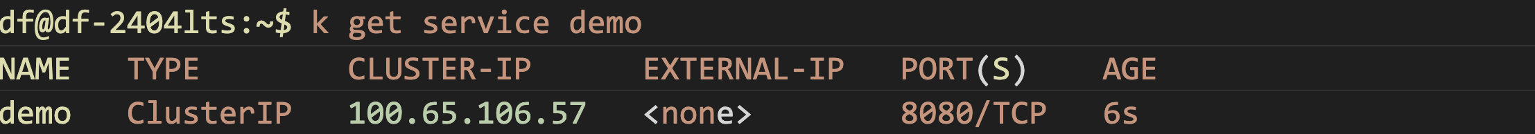 Pods kubernetes démonstration