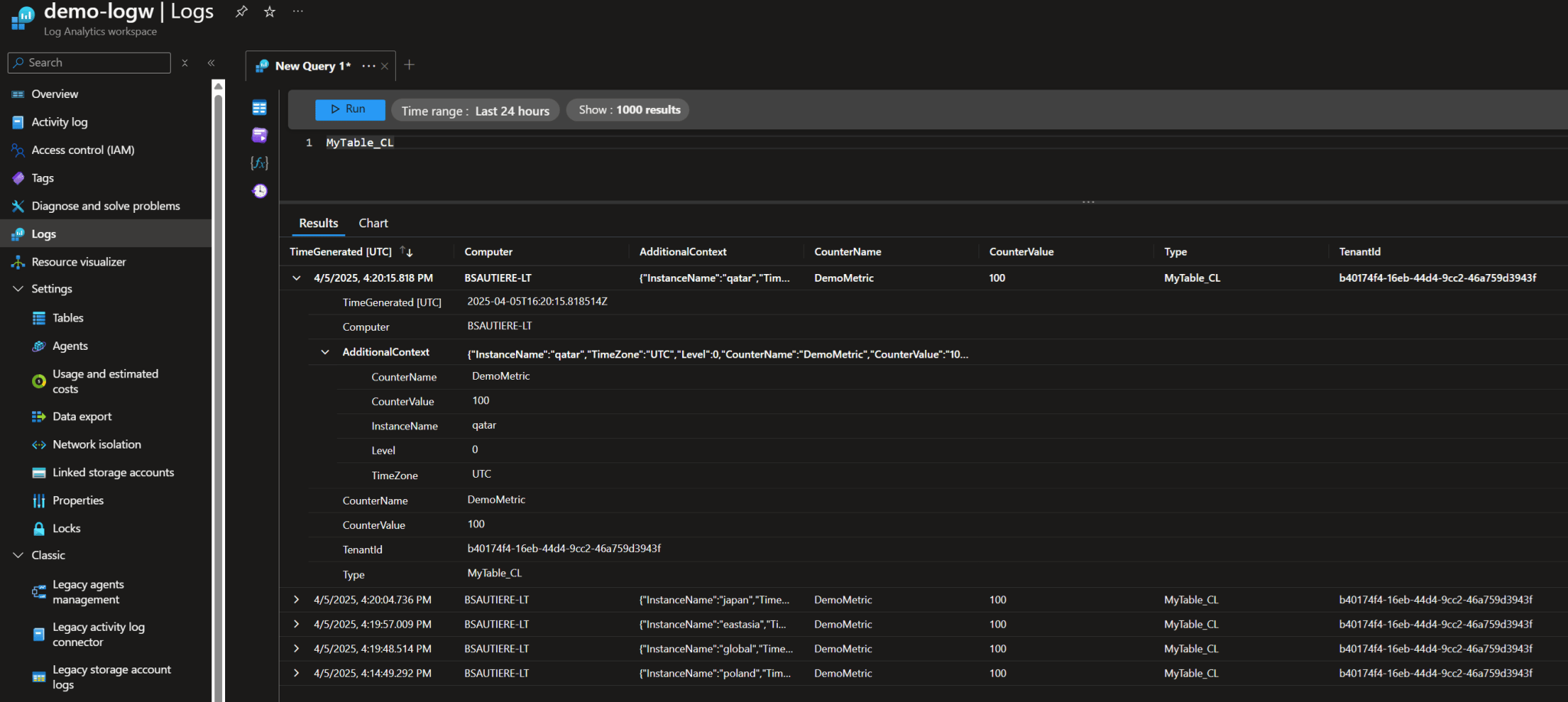 Introduction à Azure Monitor Logs Ingestion API – Seconde Partie | Le ...